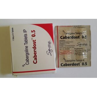 Каберголин (Агалатес, Берголак, Достинекс) 4 таблетки по 0,5мг Индия - Актобе
