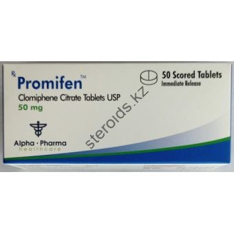 Promifen (Кломид) Alpha Pharma 50 таблеток (1таб 50 мг) - Актобе
