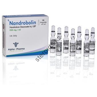 Nandrobolin (Дека, Нандролон деканоат) Alpha Pharma 10 ампул по 1мл (1амп 250 мг) - Актобе