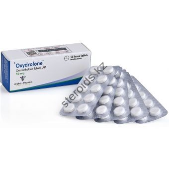 Oxydrolone (Оксиметолон, Анаполон) Alpha Pharma 50 таблеток (1таб 50 мг) - Актобе