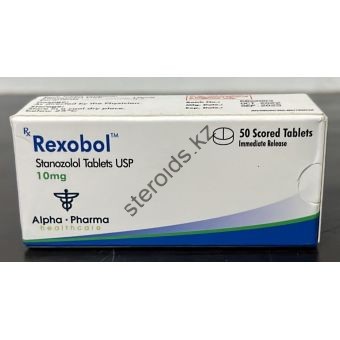 Rexobol (Станозолол, Винстрол) Alpha Pharma 50 таблеток (1таб 10 мг) - Актобе