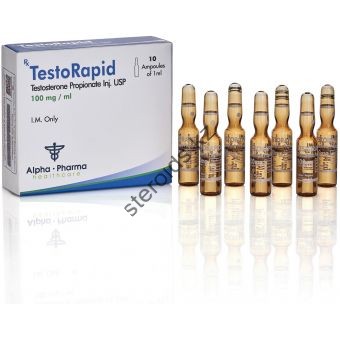 TestoRapid (Тестостерон пропионат) Alpha Pharma 10 ампул по 1мл (1амп 100 мг) - Актобе