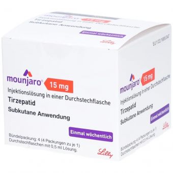 Mounjaro (Tirzepatide) раствор для п/к введ. 4 флакона 0,5 мл по 15 мг - Актобе
