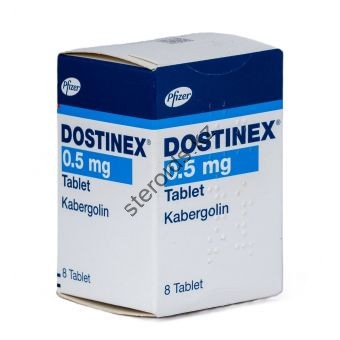 Каберголин Dostinex 8 таблеток (1 таб/0.5 мг)  - Актобе