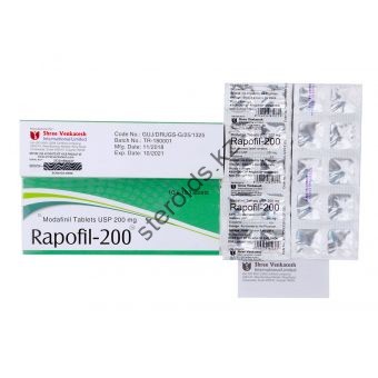 Модафинил Rapofil 200 10 таблеток (1таб/200 мг) - Актобе