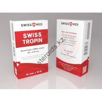 Гормон роста Swiss Med SWISSTROPIN 10 флаконов по 10 ед (100 ед) - Актобе